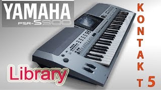 kontakt library free Yamaha PSR S900 completa [upl. by Ecyak442]