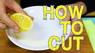 レモンを絞る時のベストな切り方 you have been cutting and juicing your lemons【便利裏技】【ライフハック】 [upl. by Lenoel]