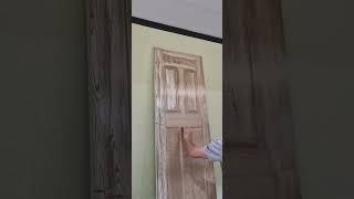 Wood graining panel door [upl. by Nelg]