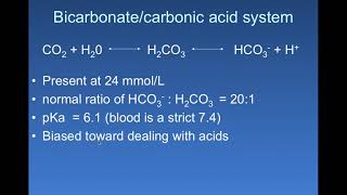 Blood Buffering  Carbonic AcidBicarbonate [upl. by Revlis]