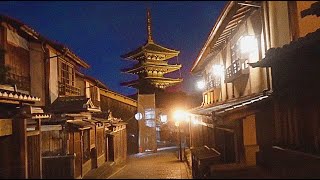 Kyoto Kiyomizudera ASMR Night Walk Japan [upl. by Kathrine]