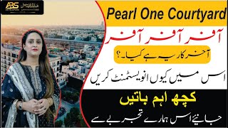 Great Azadi Offer  Pearl One Courtyard  First tallest Mall of Punjab skyrealtors bahriatown [upl. by Neelasor]