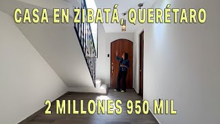 Casa en Zibatá Querétaro 2 millones 950 mil pesos  Q2F214 [upl. by Elleirda903]