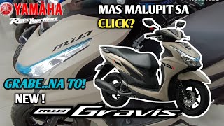 Grabe na to  New Yamaha Mio Gravis 125  Quick review  Price and Installment update [upl. by Anitsuj]