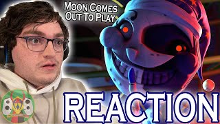 Moon Hunts Gregory Lights Off ▶ FNAF SECURITY BREACH SONG Reaction [upl. by Nudnarb183]