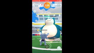 RAID RONFLEX NIVEAU 3 EN SOLO POKÉMON GO [upl. by Ayotyal329]