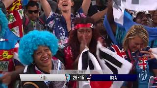 Fiji win big at Cape Town Sevens  Match Day Highlights [upl. by Llerrah]