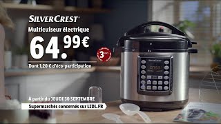 Lidl multicuiseur électrique Silvercrest quotle vrai prix des bonnes chosesquot Pub 30s [upl. by Oidgime]