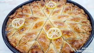 Domasna sukana baklava  Домашна сукана баклава со ореви и лешници  Home made pastry baklava [upl. by Denby571]