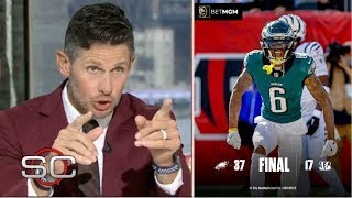 quotJalen Hurts is a talented QBquot  Dan Orlovsky reacts to Eagles destroys Bengals 3717 [upl. by Anyaled]