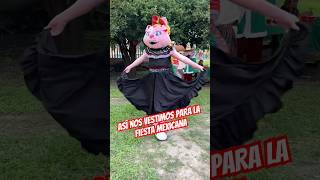 Así nos Vestimos la fiesta Mexicana fiestamexicana vivamexico entretenimiento humor comedia [upl. by Noned]