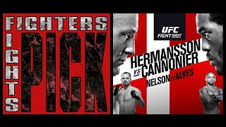 Fighters Pick Fights  Jack Hermansson vs Jared Cannonier  UFC Copenhagen [upl. by Dosi]