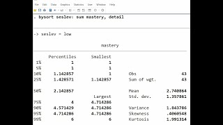 Stata commands and options for performing subgroup analyses Sept 2021 [upl. by Bertolde952]