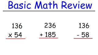 Basic Math Review [upl. by Zandra696]