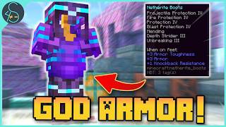 How to make ACTUAL God Armor in Minecraft 121 [upl. by Dorsy]