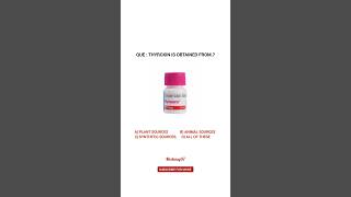 Thyroid tablet  thyroxin drug  medicine pharmacy pharmacist pharmacology anatomy gk neet [upl. by Alemahs]