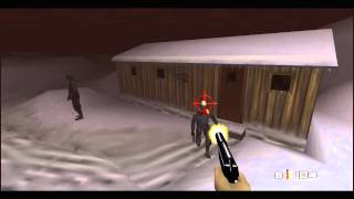 GoldenEye 007 N64 100 walkthrough  Mission 5 Part 1 Severnaya Installation Siberian Plateau [upl. by Lebasile384]