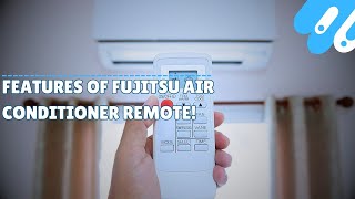 Features of Fujitsu air conditioner remote [upl. by Enyawad]