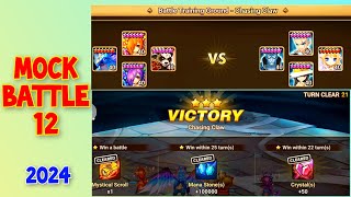 Mock Battle 12 2024  Only 21 Turns  Summoners War [upl. by Foote]