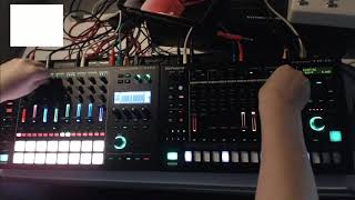 Tragic Capabilities  Roland MC707 and TR8S techno jam [upl. by Ottie]