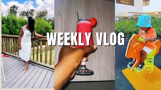 Weekly VlogBaby’s swimming lessonsMaking a cocktailGender reveal partyWeekly groceriesFloor bed [upl. by Raimundo]