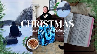 Hutterite Christmas Holidays FeirtogSledding Good Food ect Vlog 139 [upl. by Terry]