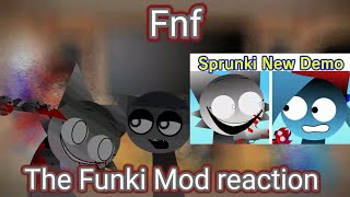 Fnf react to The Funki mod Gacha reaction [upl. by Sawyere]