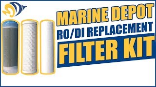 Marine Depot RODI Replacement Filter Kit What YOU Need to Know [upl. by Keller]