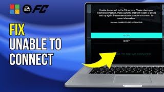 How To Fix FC 24 Unable To Connect To EA SERVERS Error Solve ALL Connectivity Issues mp4 [upl. by Chuch332]