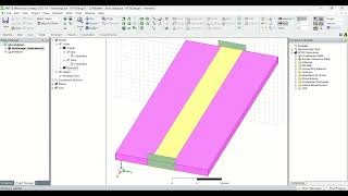 How to design a microstrip line with HFSS [upl. by Aicenra]