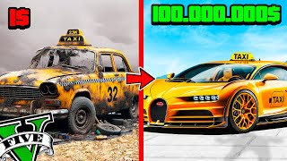 TAXI de 1 vs TAXI de 1000000 en GTA 5 [upl. by Dunston]