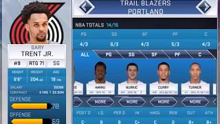 Nba 2k19 mobile roster update ios v 104 [upl. by Holden974]