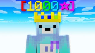 I Hit 1000 Stars on Minecraft Bedwars [upl. by Sheply]