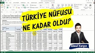 TÜİK Nüfus Verisi İndirme 2020 I İl İlçe Belediye Mahalle Köy [upl. by Yanehs210]