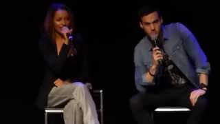 Chris Wood and Kat Graham at Bloody Night Con Brussels 2 [upl. by Lorak]