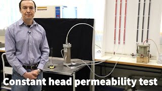 Constant Head Permeability Test  Procedure and Data Analysis education engineering science [upl. by Yelkao]