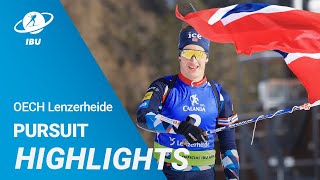 Lenzerheide OECH Men Pursuit Highlights [upl. by Novrej]