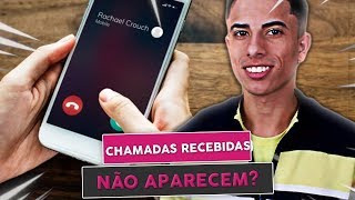 Chamada recebidas NÃO APARECE no celular APRENDA RESOLVER [upl. by Notxam33]