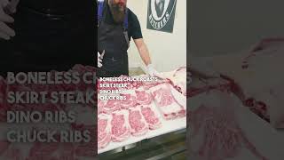 Check out the most soughtafter cuts from the front quarter of beef 🥩🔥🔪 shorts [upl. by Norrahs]