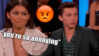 tom holland annoying everyone in the marvel cast for 12 minutes straight [upl. by Procto]