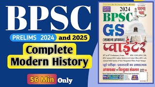 BPSC Complete Modern History Bilingual  BPSC History  1 hr only  Previous Year [upl. by Aihsetel]