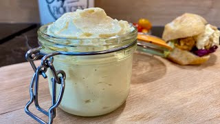 Mayonnaise Sans OEUFS CRUS🥚‼️ oui cest possible  simple rapide et onctueuse 👩‍🍳👨‍🍳 [upl. by Ahsead160]