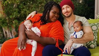 GABBY SIDIBE AND HUSBAND BRANDON INTRODUCED THEIR NEWBORN TWINS MAYA AND COOPER [upl. by Randee]