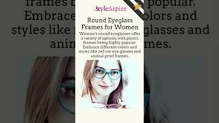 Stylish Round Eyeglass Frames for Women [upl. by Anan]