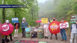 Protesting the Mountain Valley Pipeline [upl. by Aicia307]