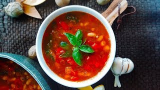 Cannellini Beans Soup  White Beans Soup Recipe [upl. by Virnelli]