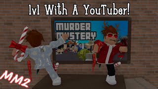 I 1v1ed a YouTuber in Murder Mystery 2 [upl. by Nawat]