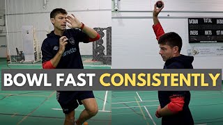 How To Bowl Fast In Cricket With The CORRECT Bowling Action  Simon Cook Coaching Masterclass [upl. by Sarette]