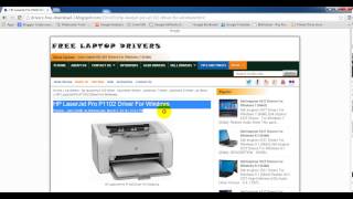 HP LaserJet Pro P1102 Driver For Windows [upl. by Notniuq]