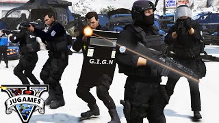 LA PLUS GROSSE FUSILLADE DE LHISTOIRE GTA 5 LSPDFR [upl. by Radbourne]